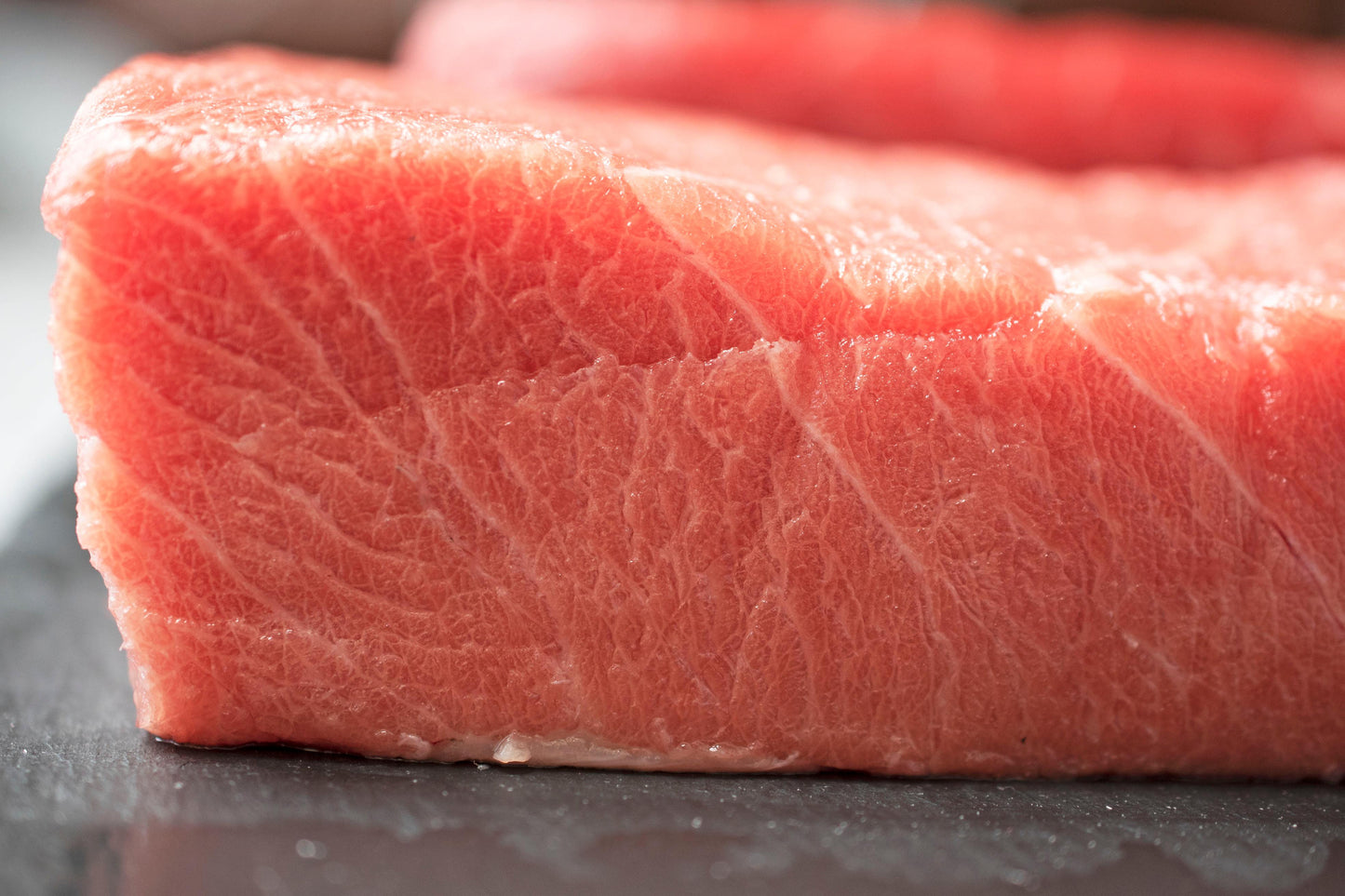 Chutoro cut of bluefin tuna.