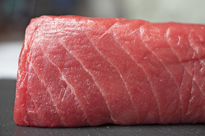 Akami cut of bluefin tuna. 